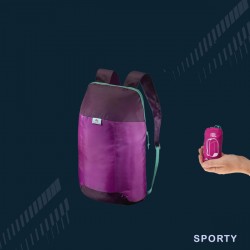 იასამნისფერი დასაკეცი ჩანთა 10ლ