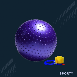 იოგას ბურთი მასაჟორით